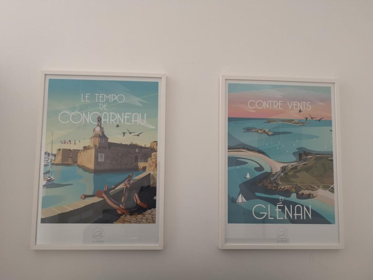 Courcyx : Appartement En Hyper-Centre ! Concarneau Eksteriør bilde